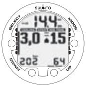 SUUNTO COBRA 2 - Display below the floor - 1
