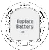 SUUNTO COBRA 2 - Battery power indication - 3