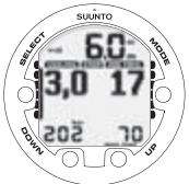 SUUNTO COBRA 2 - Display above the floor - 1