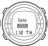 SUUNTO D4 - Setting the date - 3