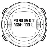 SUUNTO D4 - DIVE mode activation - 3