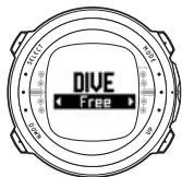 SUUNTO D4 - Diving in FREE mode (DIVEfree) - 1
