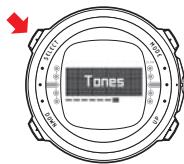 SUUNTO D4 - Setting the tones - 1