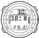 SUUNTO D4 - Display at the ceiling zone - 1