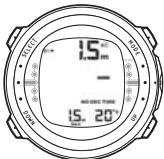 SUUNTO D4 - Diving in AIR mode (DIVEair) - 1