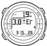 SUUNTO D4 - Display above the ceiling - 1