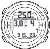 SUUNTO D4 - Display below the floor - 1