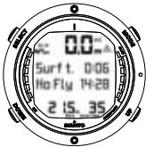 SUUNTO D6 - Surface interval - 1