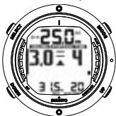 SUUNTO D6 - Display below the floor - 1