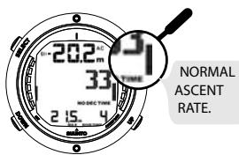 SUUNTO D6 - Ascent rate indicator - 1