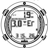 SUUNTO D6 - Display above the ceiling - 1