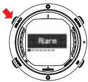 SUUNTO D6 - Setting the alarm - 1