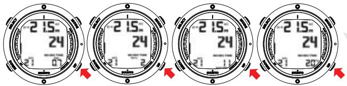 SUUNTO D6 - Oxygen displays - 5