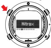 SUUNTO D6 - Setting the nitrox values - 1