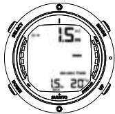 SUUNTO D6 - Diving in AIR mode (DIVEair) - 1