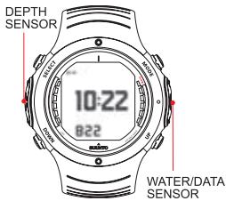 SUUNTO D6 - AC water contacts - 2