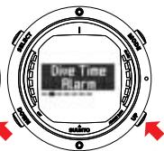 SUUNTO D6 - DIVE mode settings - 5