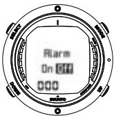 SUUNTO D6 - Setting the alarm - 2
