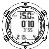 SUUNTO D6 - Diving in GAUGE mode (DIVEgauge) - 3