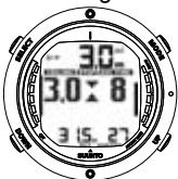 SUUNTO D6 - Display at the ceiling zone - 1