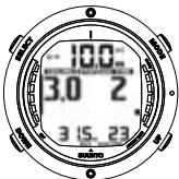 SUUNTO D6 - Display above the floor - 1