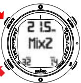 SUUNTO D6 - Gas change and multiple breathing gas mixes - 3