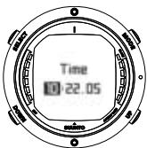 SUUNTO D6 - Setting the time - 2