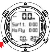 SUUNTO D6 - DIVE mode settings - 2