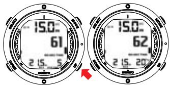 SUUNTO D6 - Basic dive data - 3