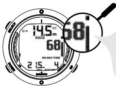 SUUNTO D6 - Ascent rate indicator - 2