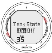 SUUNTO D9 - TANK PRESSURE - 3