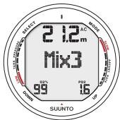 SUUNTO D9 - OXYGEN LIMIT FRACTION (OLF) - 2