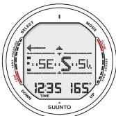 SUUNTO D9 - 4.3.2.CALIBRATE - 4