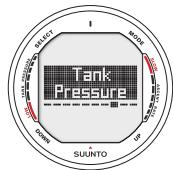 SUUNTO D9 - TANK PRESSURE - 2