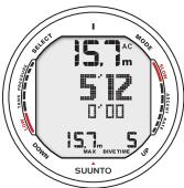 SUUNTO D9 - OXYGEN LIMIT FRACTION (OLF) - 3