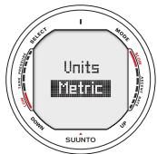 SUUNTO D9 - PAIRING AND CODE SELECTION - 1