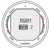 SUUNTO D9 - TANK PRESSURE - 1