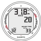 SUUNTO D9 - BEFORE DIVING IN NITROX MODE - 4