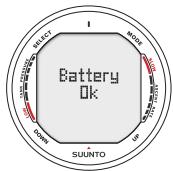 SUUNTO D9 - DIVE MODE ACTIVATION - 4