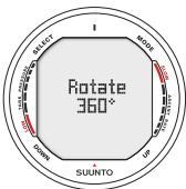 SUUNTO D9 - 4.3.2.CALIBRATE - 9
