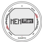 SUUNTO D9 - DIVE PLANNING MODE [MEMplan] - 1