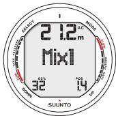 SUUNTO D9 - OXYGEN LIMIT FRACTION (OLF) - 1
