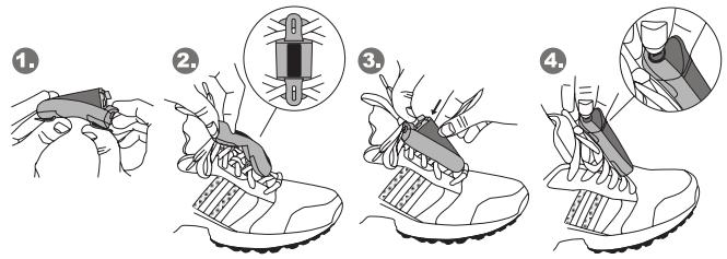 SUUNTO FOOT POD - Mise en PLACE - 1