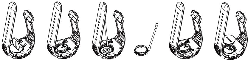 SUUNTO G3 - REPLACING THE BATTERY - 1