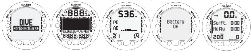 SUUNTO HELO 2 - DIVE mode activation - 1