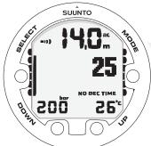 SUUNTO HELO 2 - Oxygen and helium displays - 1