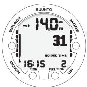 SUUNTO HELO 2 - Oxygen and helium displays - 1