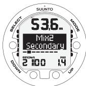 SUUNTO HELO 2 - Setting the gases - 3