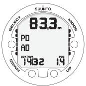 SUUNTO HELO 2 - Oxygen and helium displays - 1