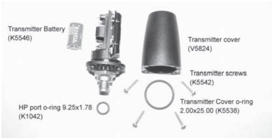 SUUNTO HELO 2 - Replacing the transmitter battery - 1
